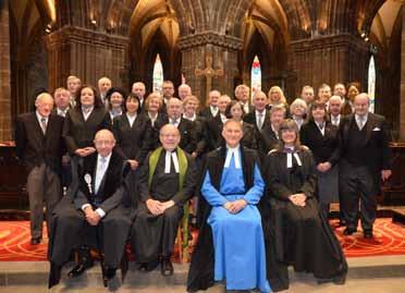 The Kirk Session There are 33 elders in the Kirk Session of Glasgow Cathedral. We are not a normal parish church and because of the high work load, we operate with a team of 4 joint session clerks.