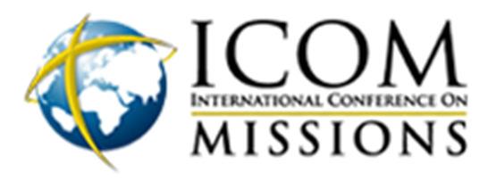 Announcements OCTOBER 29-NOVEMBER 1: INTERNATIONAL CONFERENCE ON MISSIONS (ICOM) The church has already paid the admission for anyone in the church to attend ICOM in Richmond, VA.