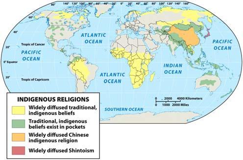 Indigenous Religions Local in scope Passed down in families Under pressure from global religions Shamanism A community faith tradition Shaman: A religious leader, teacher, healer, and visionary Have