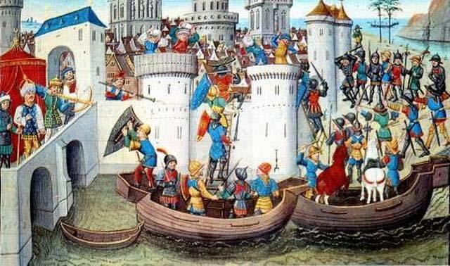 The Fourth Crusade was launched in 1204, but rather than fighting Muslims, the Christian army turned to Constantinople and