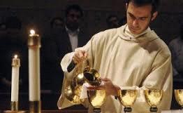 Communion under both forms When communion is offered and received under both forms, it