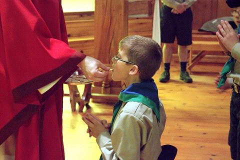 Receiving communion The faithful have the right to receive communion kneeling and on the tongue, yet