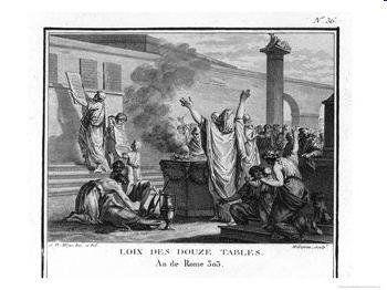 Rome s 12 Tables Cicero, De Oratore, I.