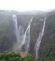 Places of importance in and around : Jog Falls is the second-highest plunge waterfall in India, Located near Sagara, Karnataka, these segmented falls are a major tourist attraction.