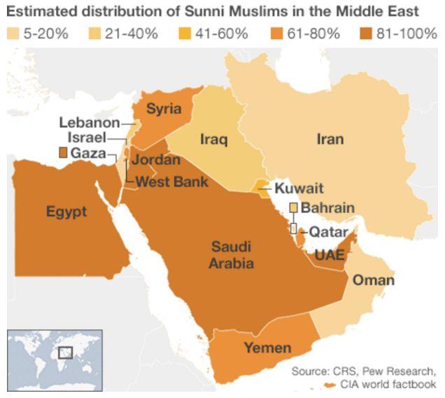 Sunni Basics The great majority of the world's more than 1.5 billion Muslims are Sunnis - somewhere between 85% and 90%.