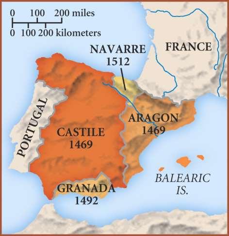 In 1492, the Muslim state of Granada was defeated by Ferdinand and Isabella. This was the Reconquista.