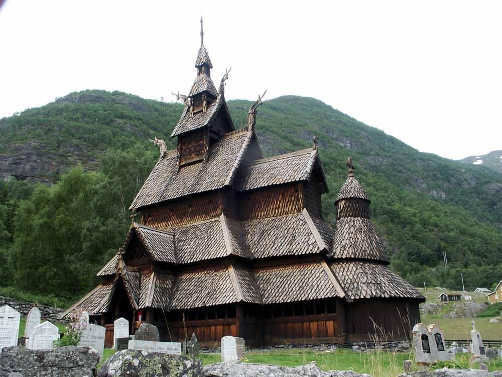 Stave church, Borgund, Norway: 1150
