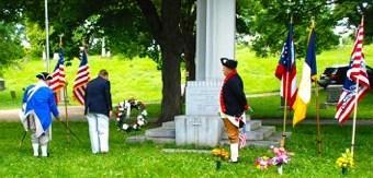 CCSAR Hosts a Memorial Day Ceremony at Wesleyan Cemetery Nine Members of the Cincinnati Chapter of the sons of the American Revolution (CCSAR) attended and participated in a Memorial Day Ceremony at