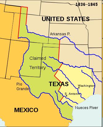 War for Texan Independence Treaty grants Texas independence Santa