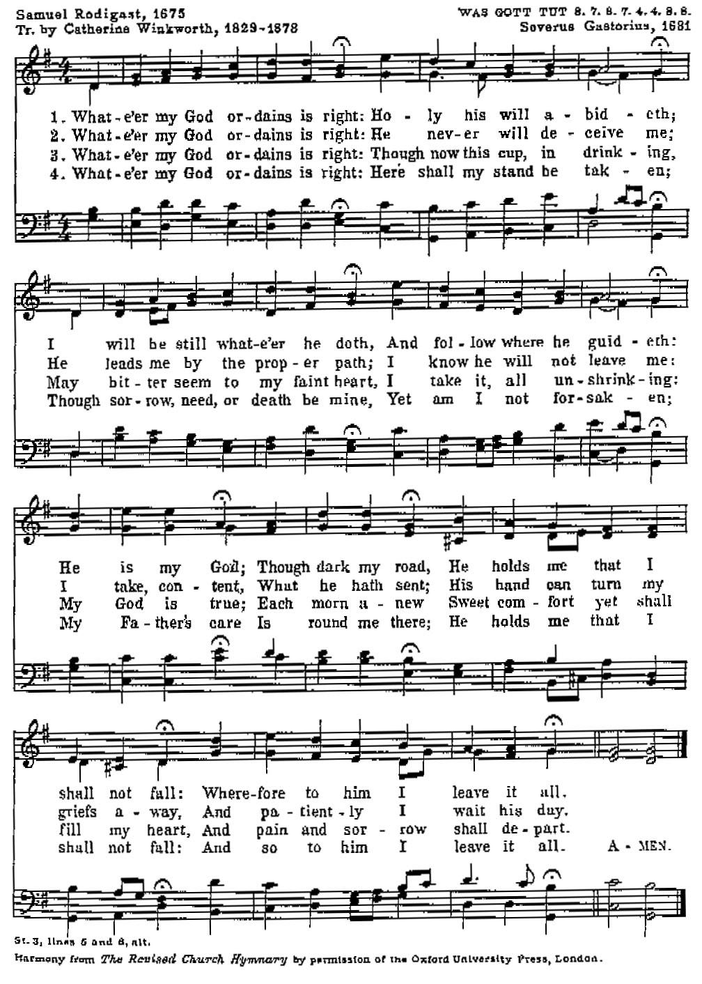 A Hymn of Praise What e