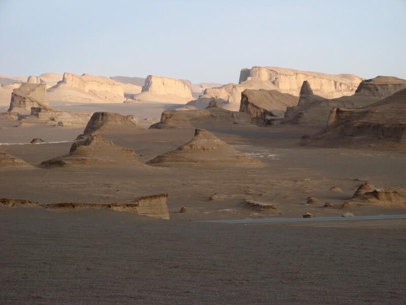 DASH -E LUT (Lout Desert) This region of eastern Iran is an arid, windblown desert, completely