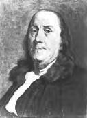 NONFICTION Benjamin Franklin Benjamin Franklin was born on January 17, 1706, in a four-room house on Milk Street in Boston.