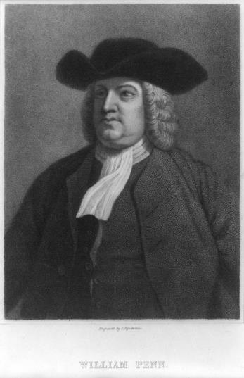 William Penn Indentured servant In 1680 William Penn, a wealthy English Quaker, received the land in payment for a debt King Charles owed Penn's father. Pennsylvania, or Penn's Woods.