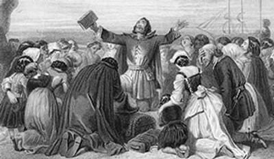 Puritans Mayflower Compact The name "puritan" came to be used to describe members of the Church of England who wished to purify it of all semblances to the Roman Catholic Church.