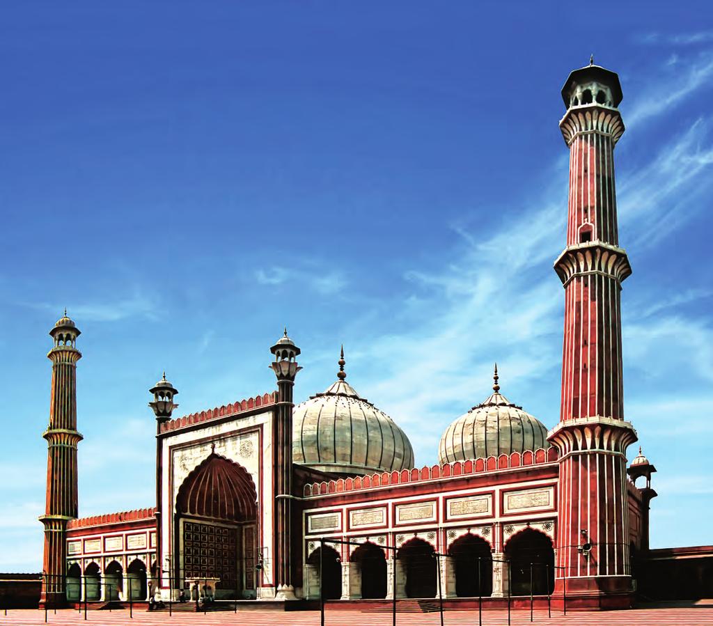INDIA CAPITAL CITY DELHI Jama Mosque: The stunning Jama Masjid mosque is the largest in India and the final architectural magnum opus of Shah Jahan.