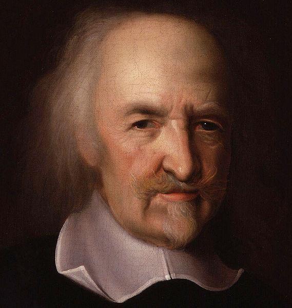 In his Leviathan (1651), Hobbes said people agree to give up their natural rights selfishness to create a government that will protect