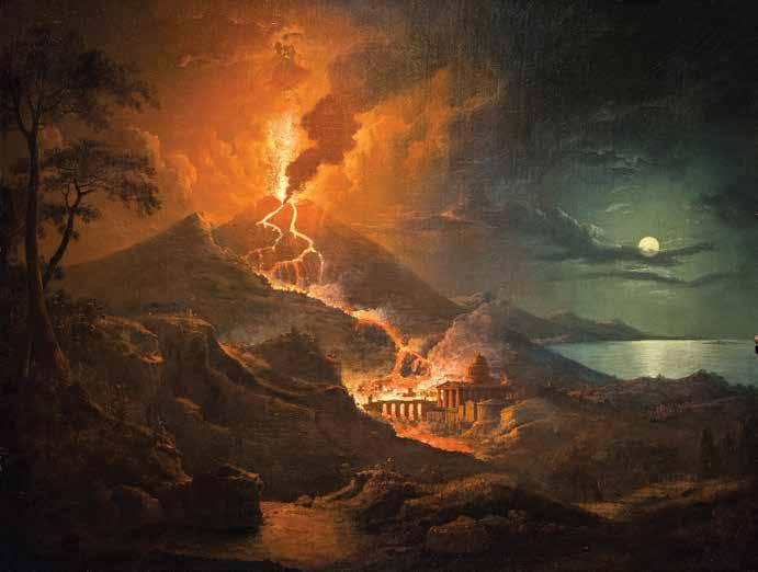 CHAPTER 13: Pompeii In 79 CE, Mount Vesuvius erupted and buried Pompeii.