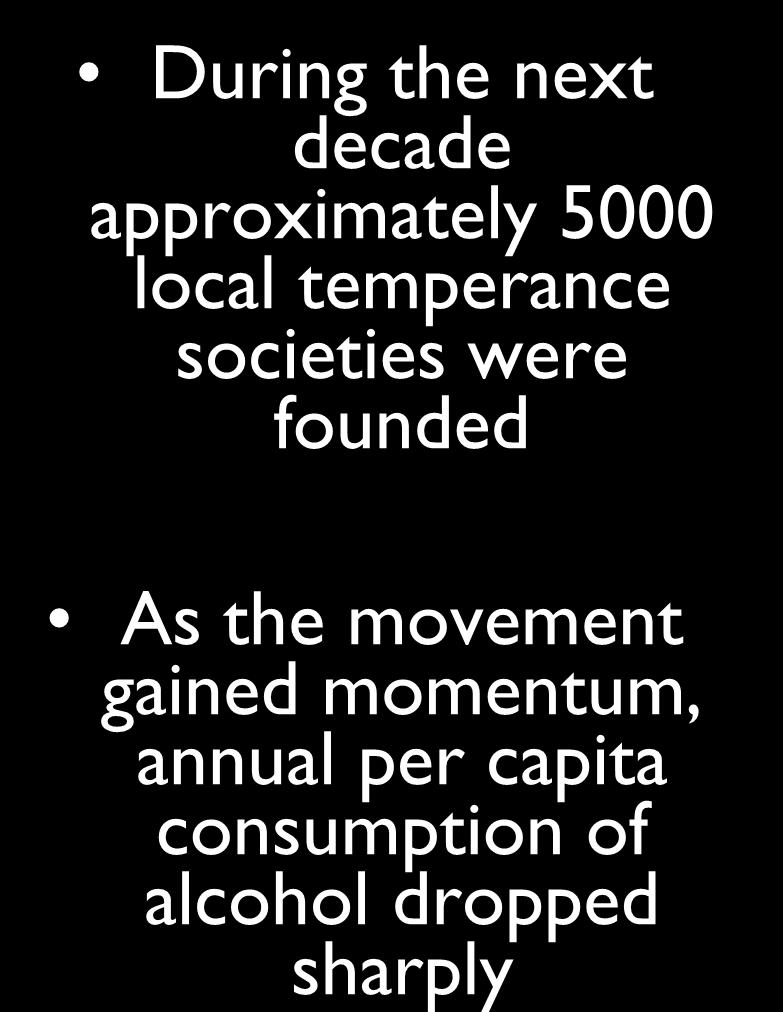 5000 local temperance societies