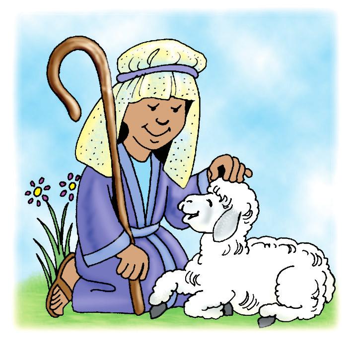 Shepherd Care Compare the care a shepherd gives his sheep with the care Jesus gives His people. Draw a line to connect sentences that match. 1. The shepherd knows each sheep of his flock. A.