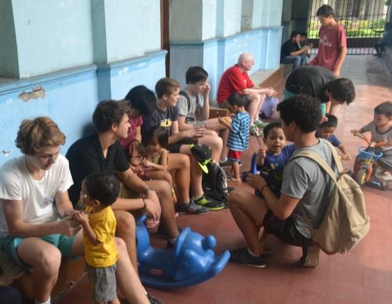 From the students perspective, the highlight of the Immersion was being able to stay with local families and attend school with their host buddies.