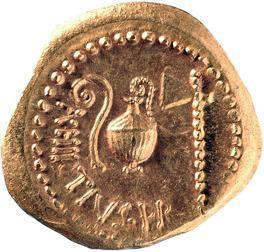 That the gold coins were worth 25 denarii each facilitated the logistics of the disbursal.
