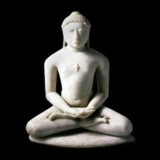 Primary Source #5 Marble Statue of Tirthankara In Jainism, an ancient religion in India with some similarities to Hinduism, Tirthankara is a human who achieves enlightenment or perfect knowledge,