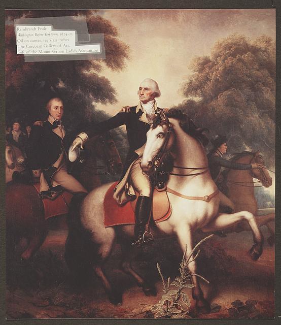 2. Commander in Chief George Washington as Commander in Chief leading