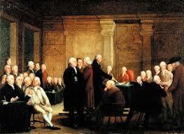 7. Declaration of Independence - signing The words of the