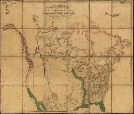 10. The Louisiana Purchase A map exhibiting all the new discoveries in the interior parts of North America / inscribed by permission to the honorable governor and company of adventurers of England