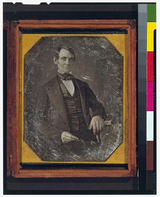 13. Abraham Lincoln as a Congressman This daguerreotype is the earliest-known photograph of Abraham Lincoln, taken at age 37 when he was a