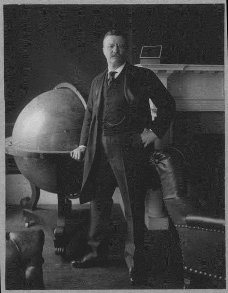 16. Title: Theodore Roosevelt Full presidential photograph of Theodore