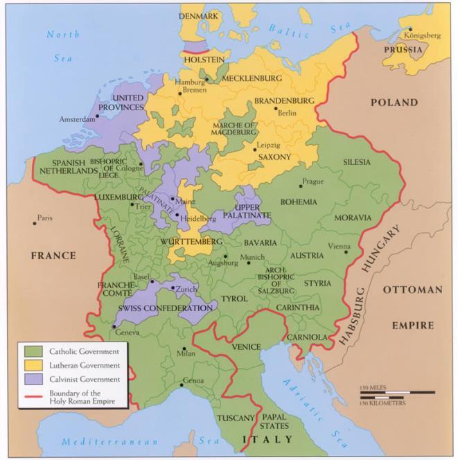 Immediate Results Germany The Hapsburg Family (ruling family of the HRE Holy Roman Empire)