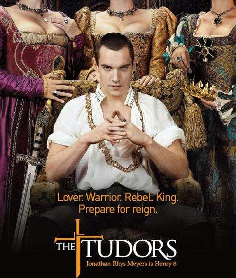 The Tudors Showtime TV show that depicts the life of King Henry VIII his divorce from Catherine,