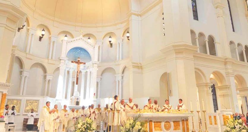 HOLY NAME OF JESUS CATHEDRAL; A Beacon of Hope After more than six years of planning and two years of construction, the Holy Name of Jesus Cathedral opened in Raleigh on July 26, 2017.