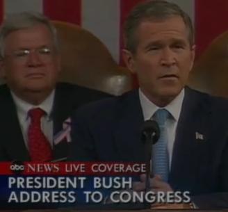 George Bush's Address to Congress September 20, 2001 List things George