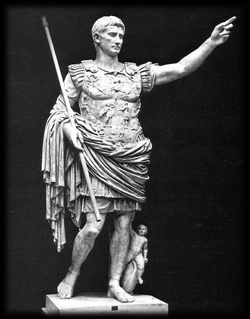 5. From Republic to Empire Octavian= Caesar s nephew a) Octavian and two other generals defeat the