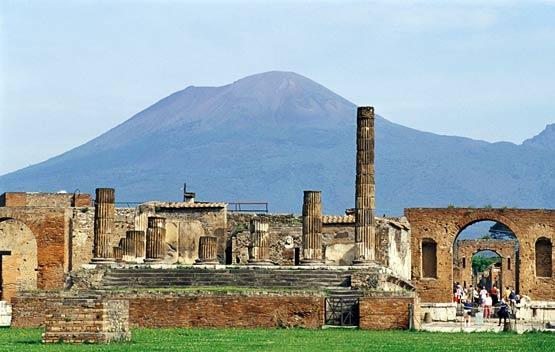 Pompeii destroyed by an eruption in 79 CE Volcanoes