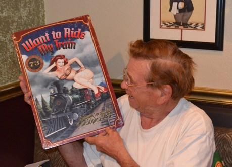 It seems that some of the G scale members were really interested in full size railroad signs.