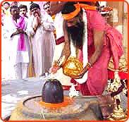 Shivaratri falls on the moonless 14th night of the new moon in the Hindu month of Phalgun, which corresponds to the month of February - March