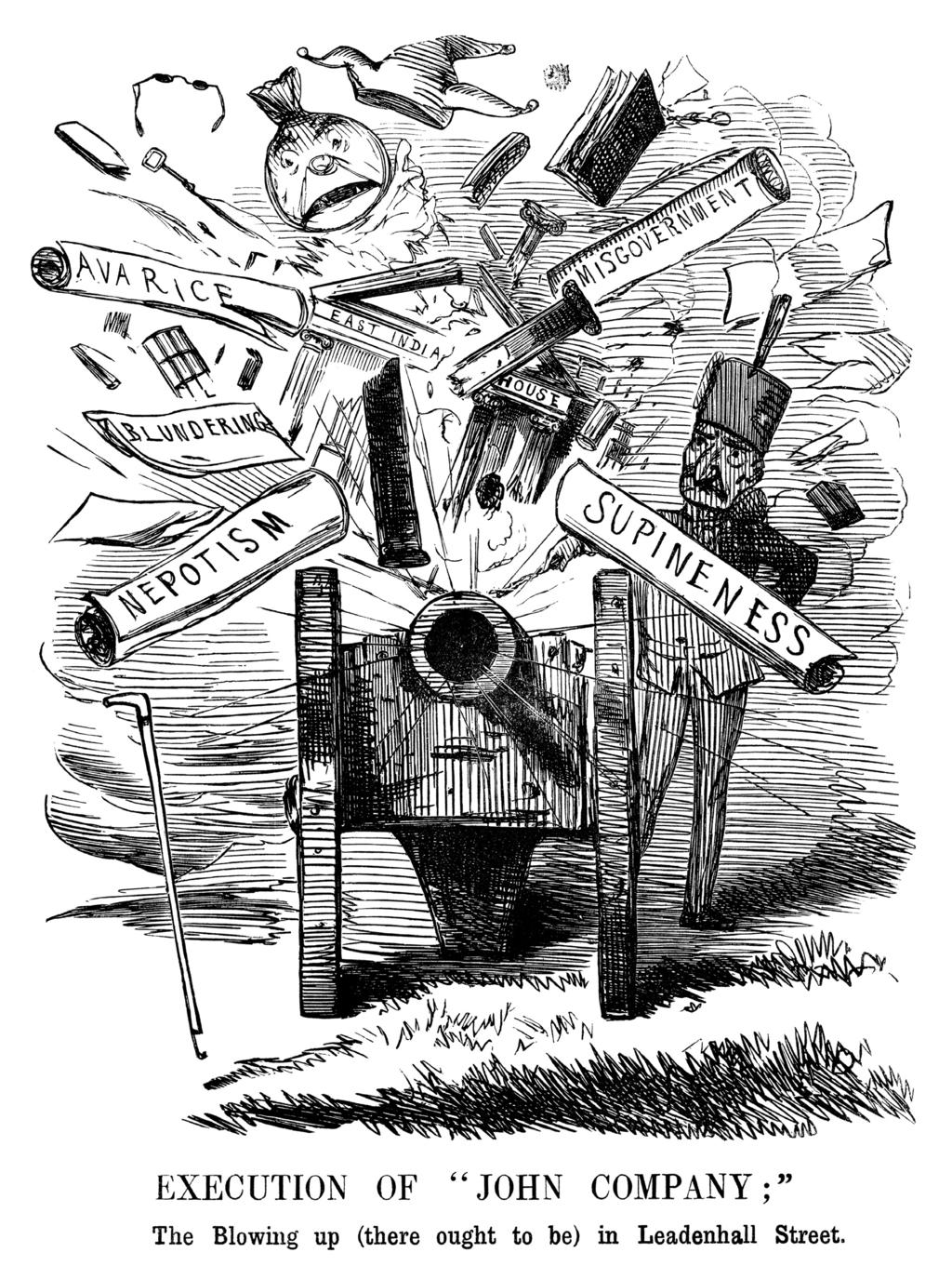 6 SOURCE H A cartoon published in Britain, August 1857. John Company is the East India Company.
