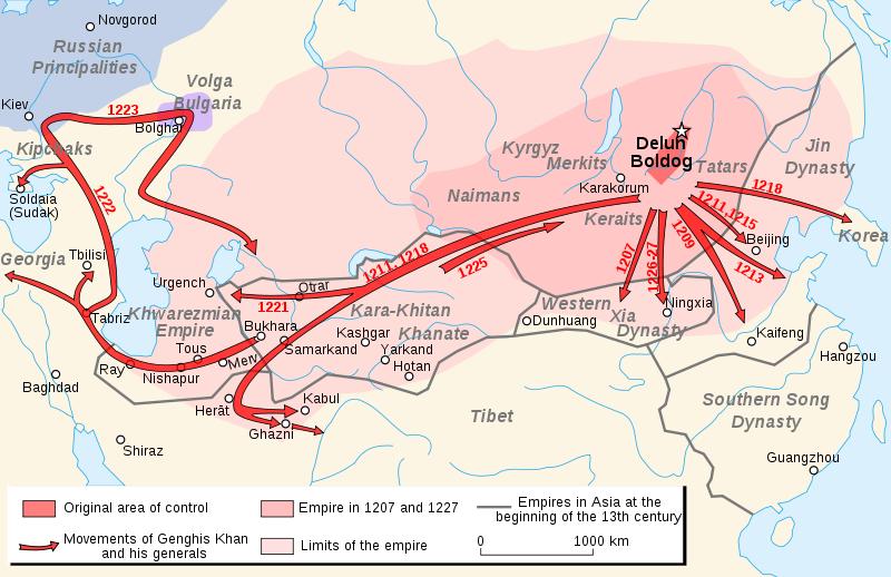 CHINGGIS KHAN UNITES THE MONGOLS Like other nomadic peoples, the Mongols were divided into several loosely organized tribes.