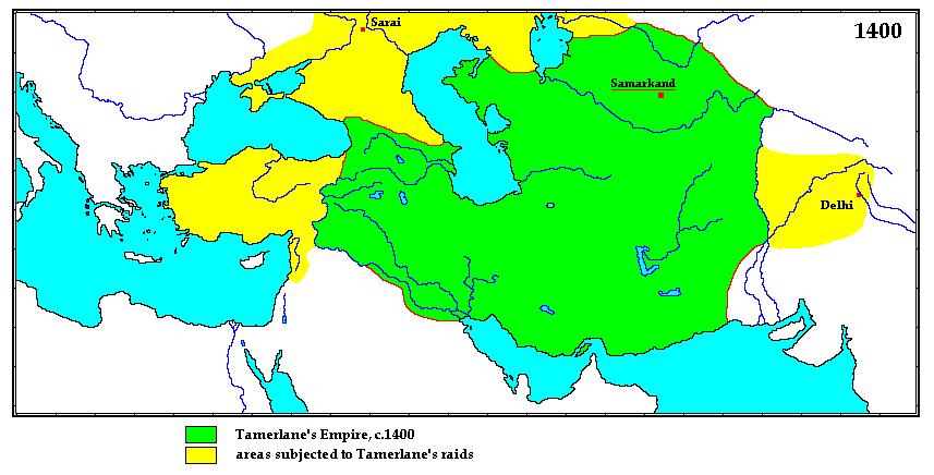 THE RULE OF TAMERLANE In the 14 th century, Mongol power enjoyed a brief resurgence in Central Asia.