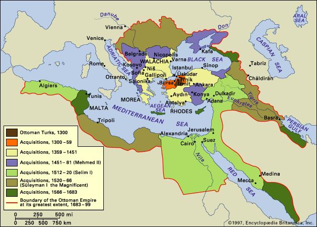 1. RISE OF THE OTTOMAN EMPIRE Last chapter, we saw how Arab Muslims created a vast Islamic civilization that eventually spread from Spain to the Indus River.