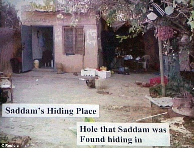 Finally, on December 13, 2003, Saddam was found hiding in a
