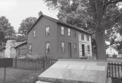 Here is Joseph Smith s first home in Nauvoo. He bought the structure and lived there from 1839 to 1843.