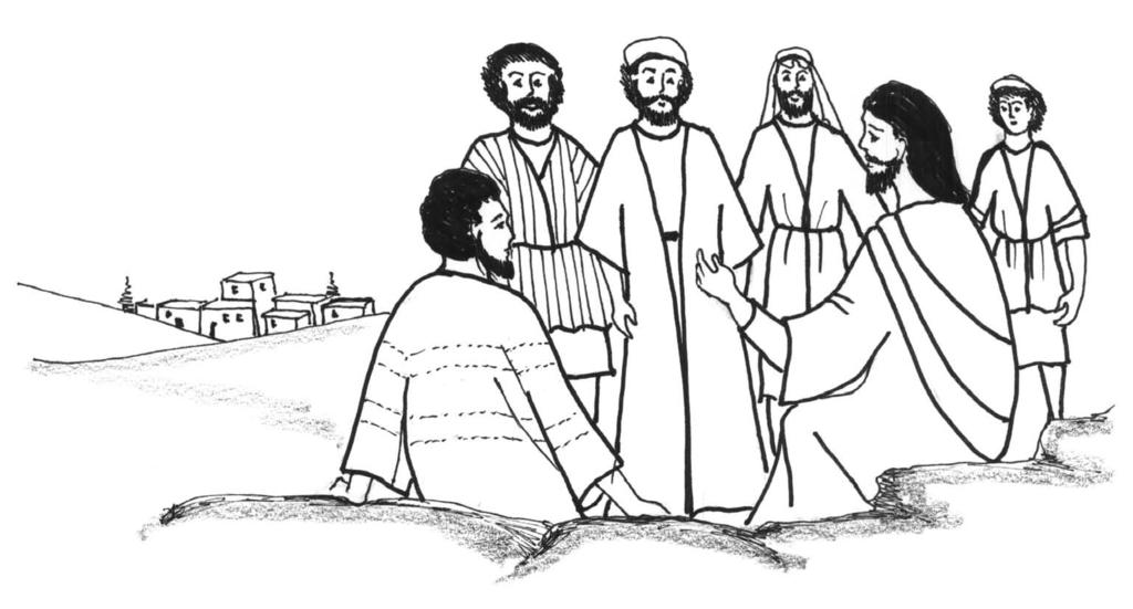 JOHN 2:1 11 JESUS GOES TO A WEDDING File no. 110 Jesus had some new friends.