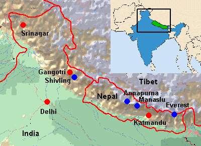 Everest form barrier between Indian subcontinent and