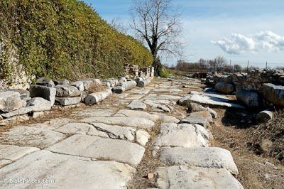 The Egnatian Way The Via Egnatia was built beginning in 145 BC and was Rome's primary artery to the east.
