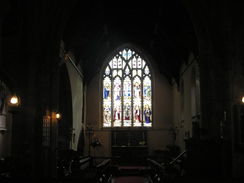 showing the high altar Fig 43 taken by me 29/12/10 Externally, the chancel, like on