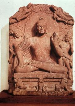 ARTWORK DEPICTS THE LIFE OF THE BUDDHA Indian affinity for nature led to images with attributes related to the natural world lions, banyan trees, deer,